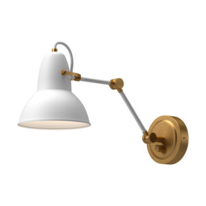 Alora Mood Lighting Felix Series WV576027WHAG Swing-Arm Wall