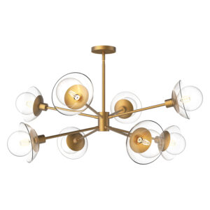 Alora Mood Lighting Francesca Series CH517338AGCL Chandelier