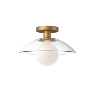 Alora Mood Lighting Francesca Series SF517112AGCL Semi-Flush