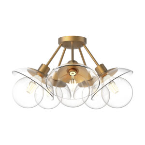 Alora Mood Lighting Francesca Series SF517220AGCL Semi-Flush