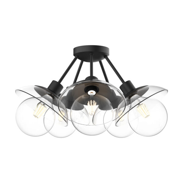 Alora Mood Lighting Francesca Series SF517220MBCL Semi-Flush