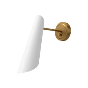 Alora Mood Lighting Gabriel Series WV572205WHAG Adjustable Wall Sconce