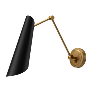 Alora Mood Lighting Gabriel Series WV572325MBAG Swing-Arm Wall