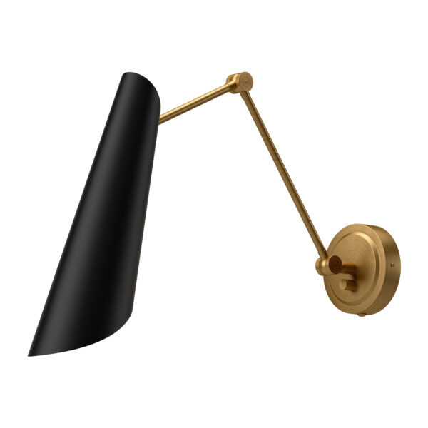 Alora Mood Lighting Gabriel Series WV572325MBAG Swing-Arm Wall