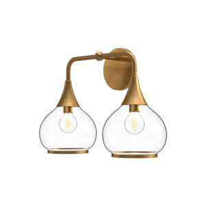 Alora Mood Lighting Hazel Series VL524217AGCL Bath Bracket