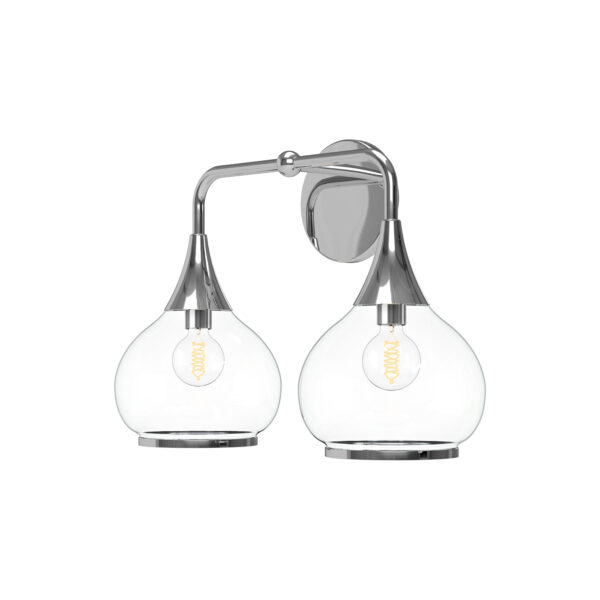 Alora Mood Lighting Hazel Series VL524217CHCL Bath Bracket
