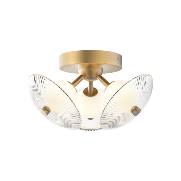 Alora Lighting Hera Series FM417604BGCR LED Flush-Mount