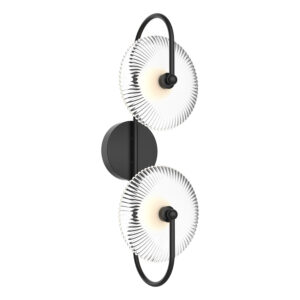 Alora Lighting Hera Series WV417802MBCR LED Wall/Bath Sconce