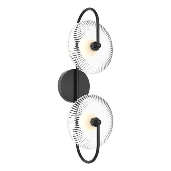 Alora Lighting Hera Series WV417802MBCR LED Wall/Bath Sconce