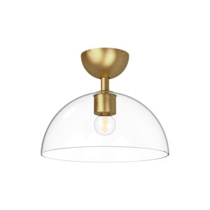 Alora Mood Lighting Jude Series SF563012BGCL Semi-Flush