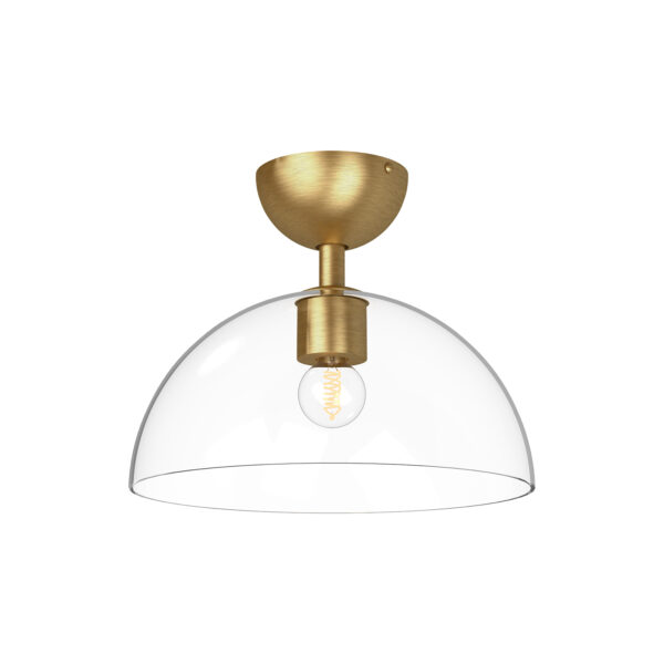 Alora Mood Lighting Jude Series SF563012BGCL Semi-Flush