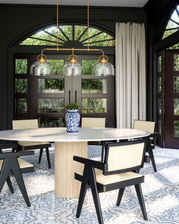Alora Lighting Lancaster Series LP461155AG Linear Pendant/Chandelier - Image 3