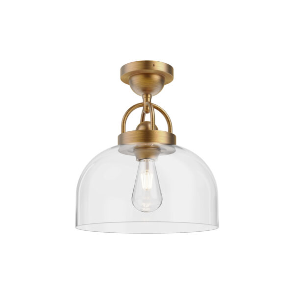 Alora Lighting Lancaster Series SF461101AG Semi-Flush
