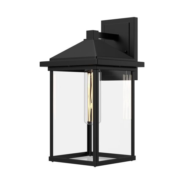 Alora Mood Lighting Larchmont Series EW552007BKCL Exterior Wall Bracket