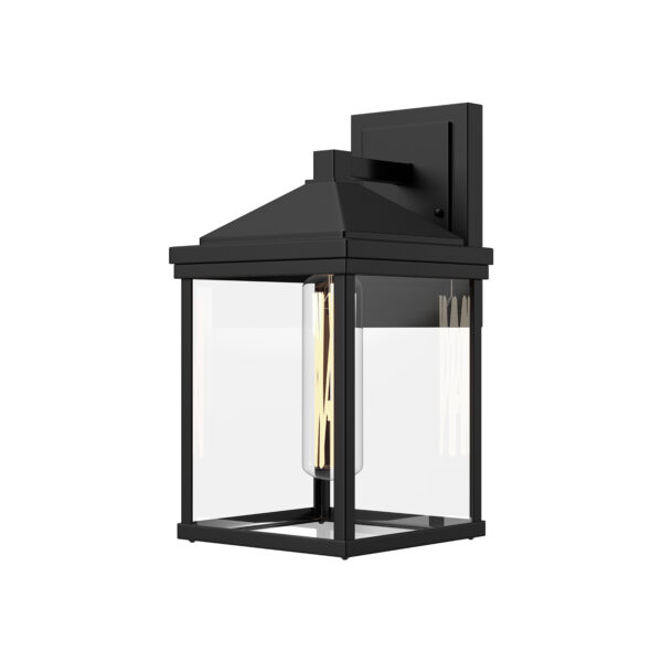 Alora Mood Lighting Larchmont Series EW552009BKCL Exterior Wall Bracket