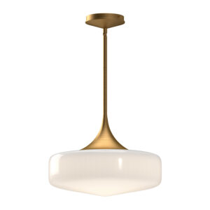 Alora Mood Lighting Lincoln Series PD440814AGGO Schoolhouse Pendant