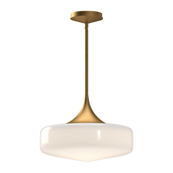 Alora Mood Lighting Lincoln Series PD440814AGGO Schoolhouse Pendant