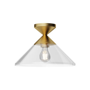 Alora Mood Lighting Mauer Series SF521012BGCL Semi-Flush