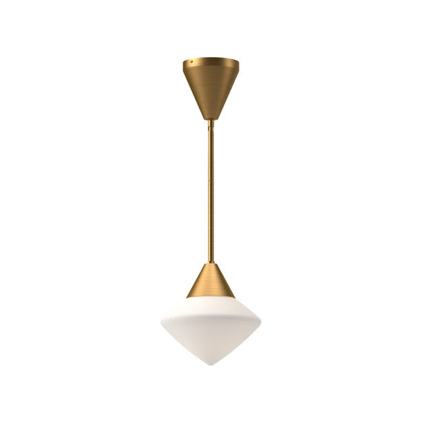 Alora Mood Lighting Nora Series PD537508AGOP Schoolhouse Pendant