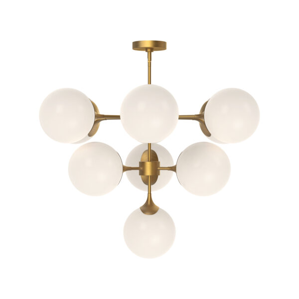 Alora Mood Lighting Nouveau Series CH505335AGOP Chandelier - Image 2