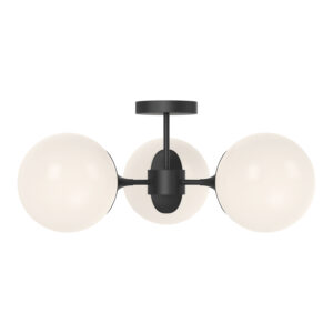 Alora Mood Lighting Nouveau Series SF505326MBOP Convertible Semi-Flush/Chandelier