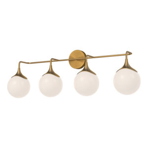 Alora Mood Lighting Nouveau Series VL505136AGOP Bath Bracket