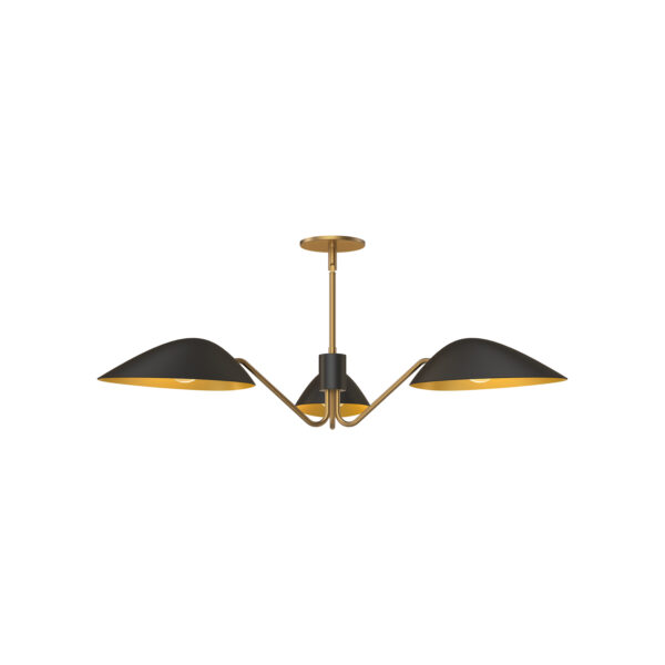 Alora Mood Lighting Oscar Series PD550336MBAG Convertible Semi-Flush/Chandelier