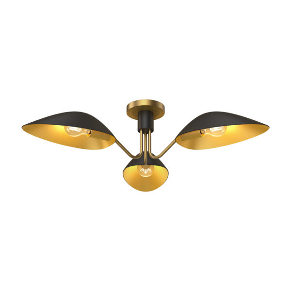 Alora Mood Lighting Oscar Series SF550332MBAG Semi-Flush