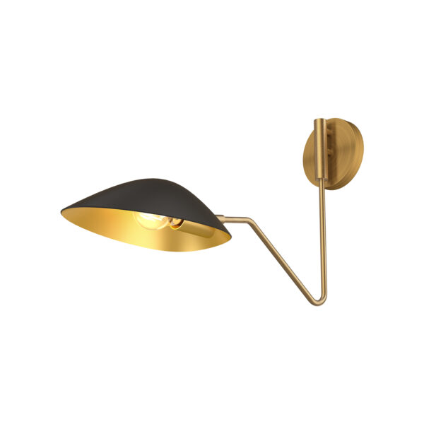 Alora Mood Lighting Oscar Series WV550006MBAG Wall Sconce