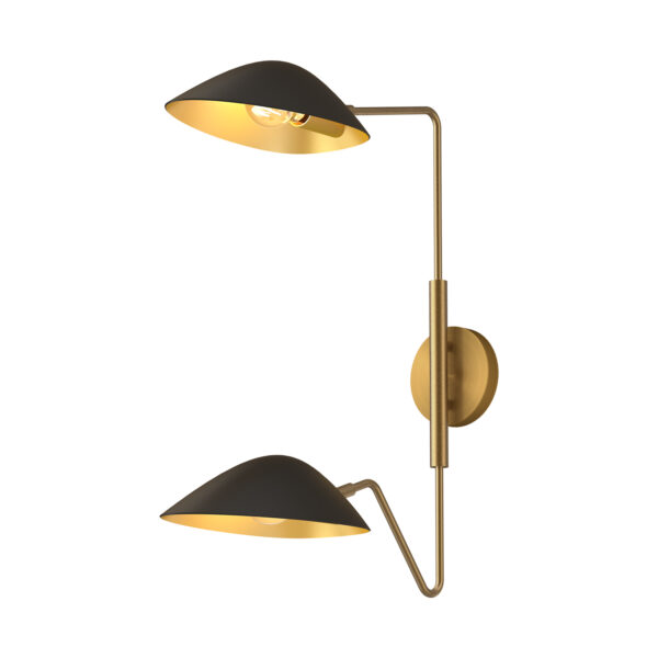 Alora Mood Lighting Oscar Series WV550224MBAG Wall Sconce - Image 2
