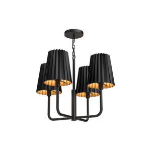 Alora Mood Lighting Plisse Series CH528423MB Chandelier