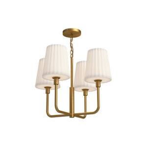 Alora Mood Lighting Plisse Series CH628423AGOP Chandelier