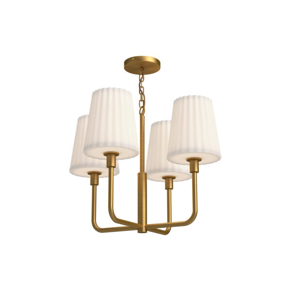 Alora Mood Lighting Plisse Series CH628423AGOP Chandelier