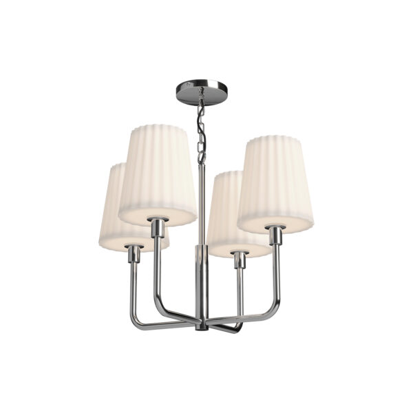 Alora Mood Lighting Plisse Series CH628423CHOP Chandelier