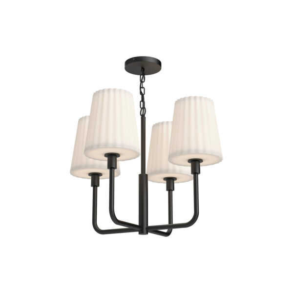 Alora Mood Lighting Plisse Series CH628423MBOP Chandelier
