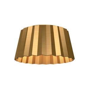 Alora Mood Lighting Plisse Series FM528514AG Flush-Mount