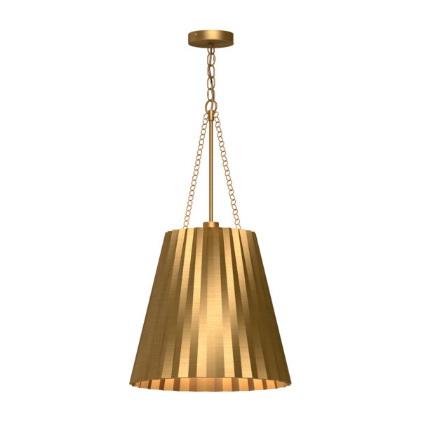Alora Mood Lighting Plisse Series PD528116AG Pendant