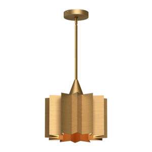 Alora Mood Lighting Plisse Series PD528412AG Pendant