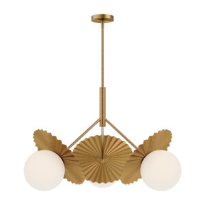 Alora Mood Lighting Plume Series CH501334BGOP Chandelier