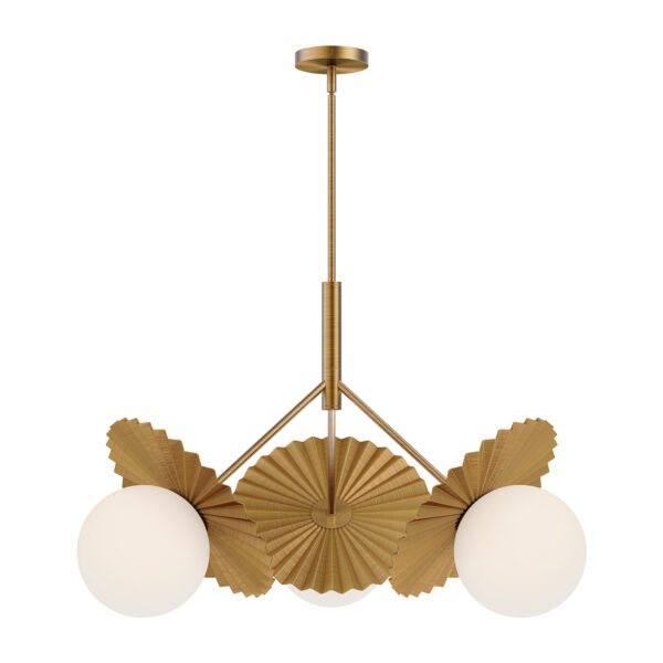 Alora Mood Lighting Plume Series CH501334BGOP Chandelier