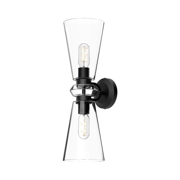 Alora Mood Lighting Salem Series WV570221MBCL Wall/Bath Sconce