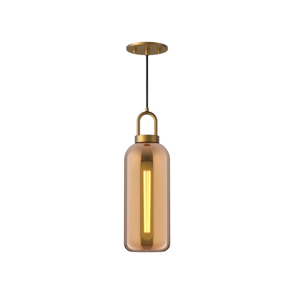 Alora Mood Lighting Soji Series PD401505AGCP Mini-Pendant