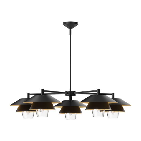 Alora Mood Lighting Tetsu Series CH475138MBCL Chandelier