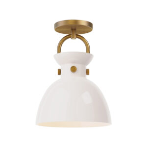Alora Mood Lighting Waldo Series SF411809AGGO Semi-Flush