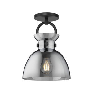 Alora Mood Lighting Waldo Series SF411809MBSM Semi-Flush