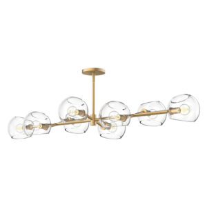 Alora Mood Lighting Wllow Series LP548848BGCL Linear Pendant/Chandelier