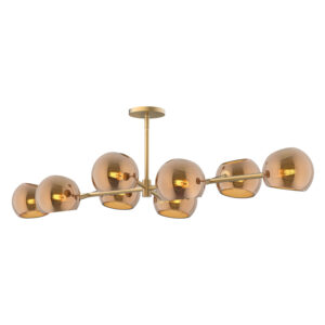 Alora Mood Lighting Wllow Series LP548848BGCP Linear Pendant/Chandelier