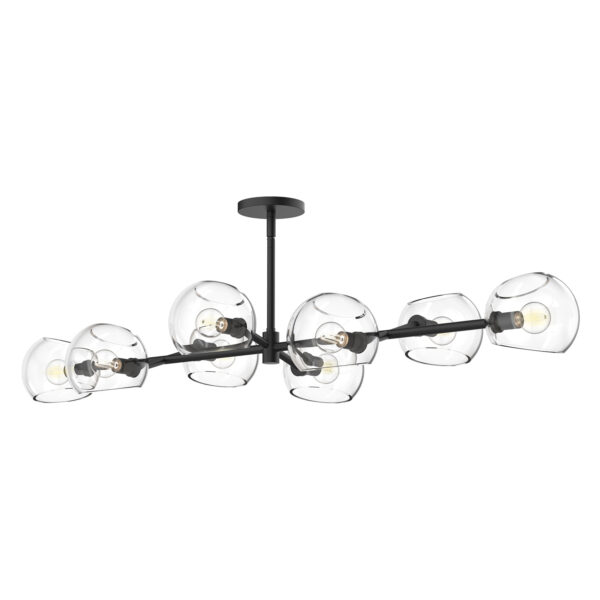 Alora Mood Lighting Wllow Series LP548848MBCL Linear Pendant/Chandelier