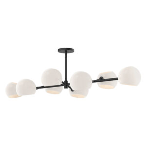 Alora Mood Lighting Wllow Series LP548848MBOP Linear Pendant/Chandelier